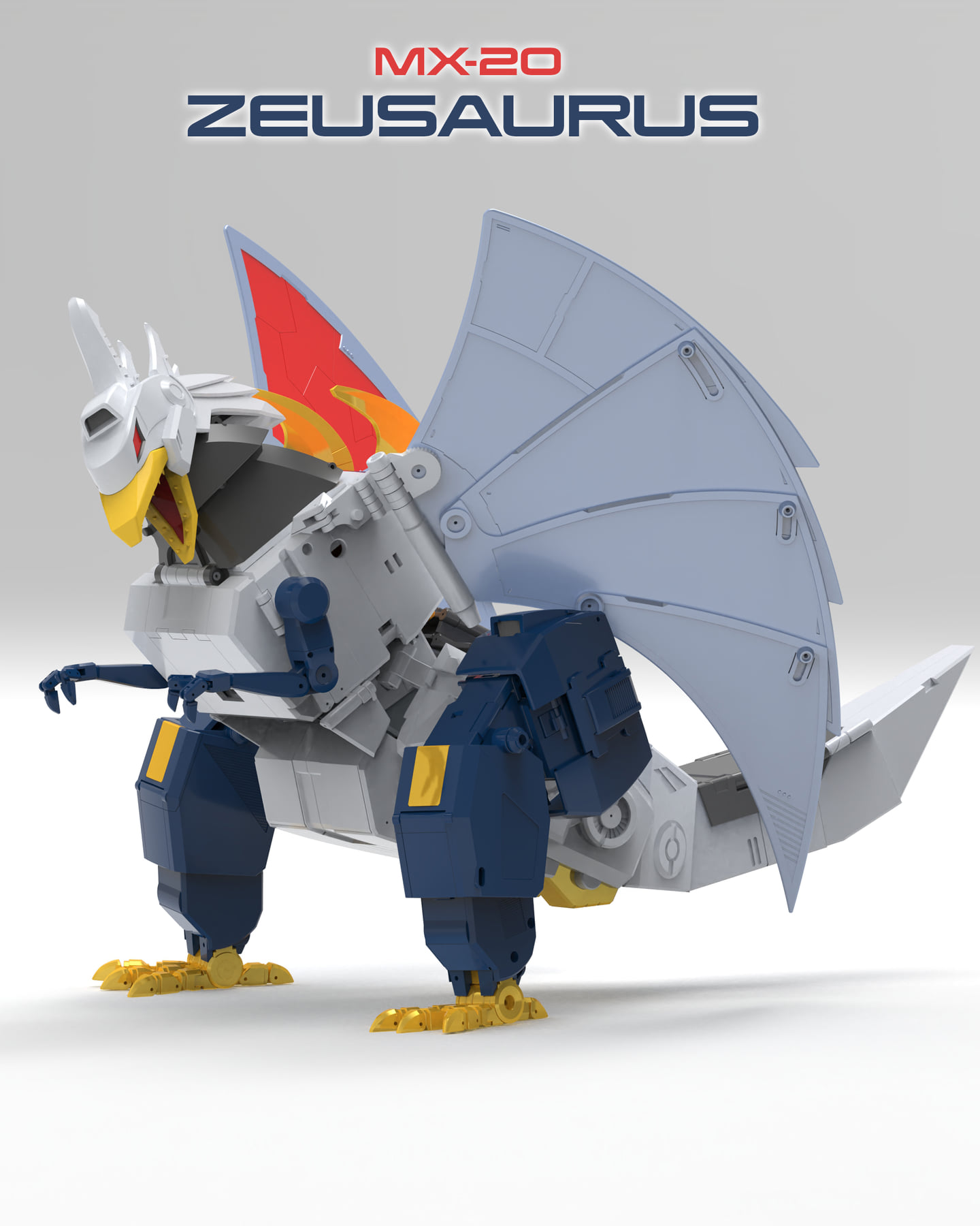 X-Transbots Toys MX-20 Zeusaurus (Deathsaurus) Official Color Images